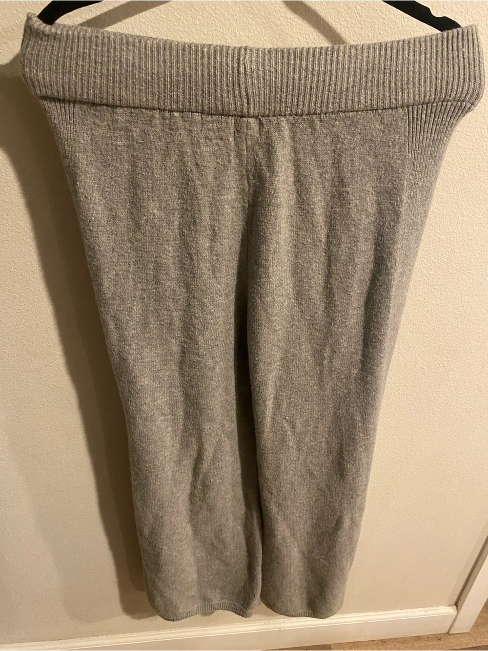 A New Day Heather Gray Knit Kids Straight Leg Pants‎ Size Small